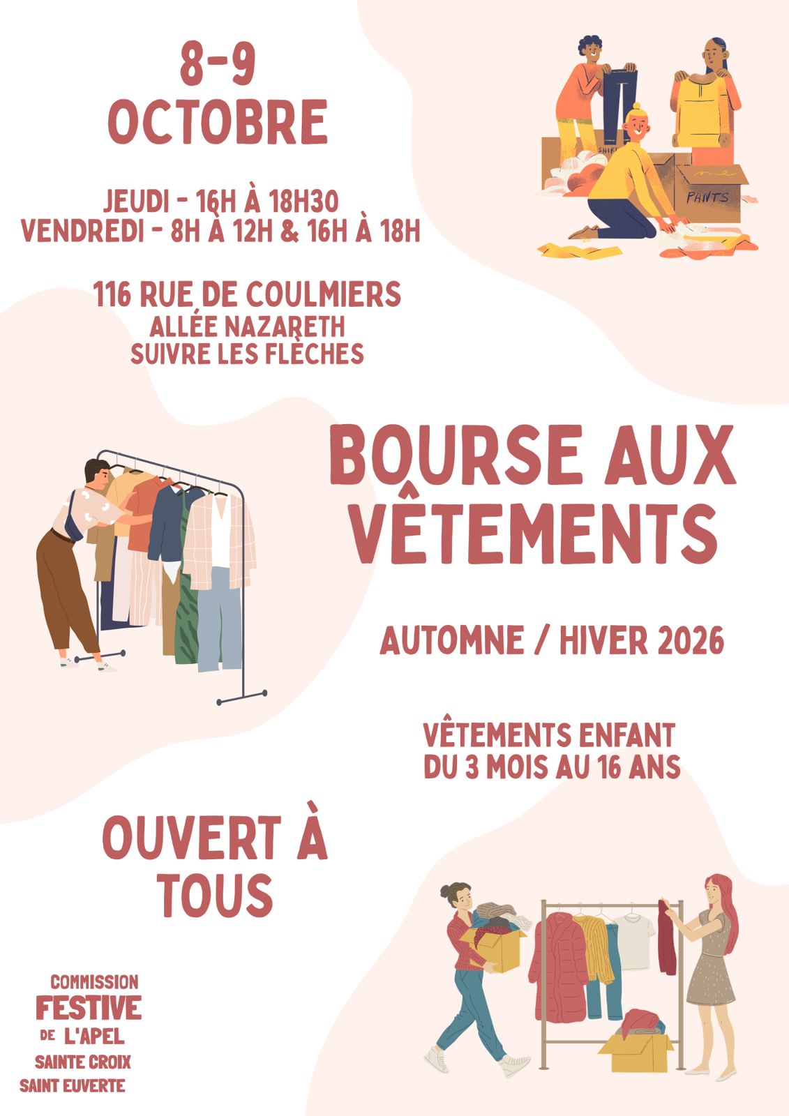 Flyer de la bourse aux vêtements